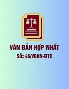 Văn bản hợp nhất số 46/VBHN-BTC
