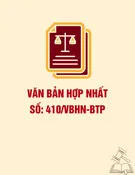 Văn bản hợp nhất số 410/VBHN-BTP