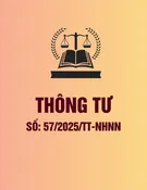 Thông tư số 57/2025/TT-NHNN
