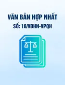 Văn bản hợp nhất số 18/VBHN-VPQH