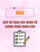 Mẫu Giấy đề nghị xác nhận số Chứng minh nhân dân (Mẫu CC13)