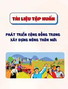 Tài liệu tập huấn Phát triển cộng đồng trong xây dựng nông thôn mới