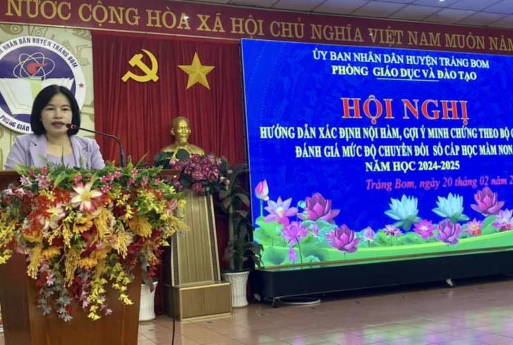 Hội nghị triển khai công tác chuyển đổi số đối với cấp học Mầm non – năm học 2024-2025