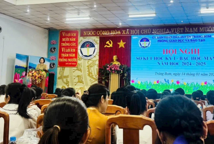 Hội nghị sơ kết học kỳ I – Bậc học mầm non, năm học 2024-2025