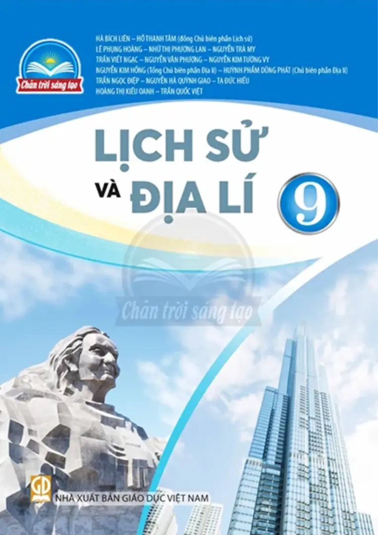 Sách giáo khoa Lịch Sử Và Địa Lí 9 - Chân Trời Sáng Tạo
