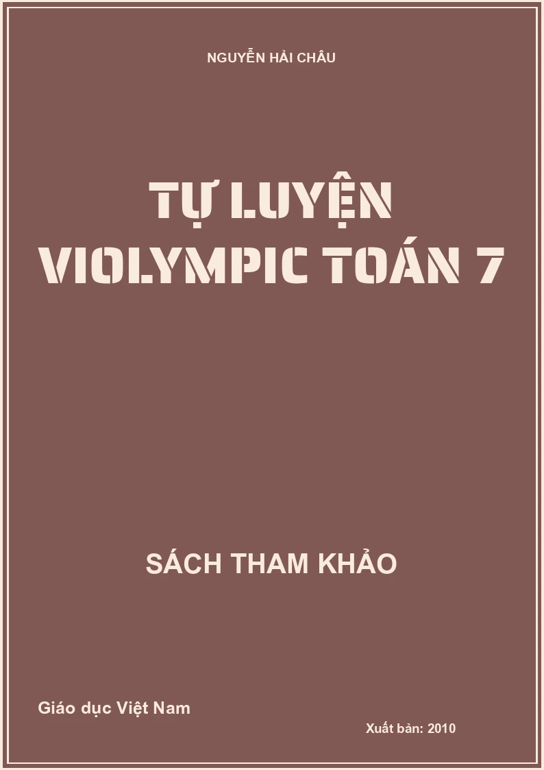 Tự Luyện Violympic Toán 7
