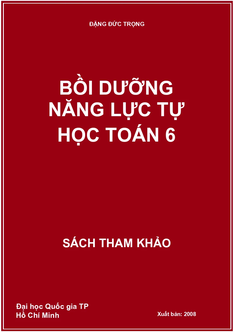 Bồi Dưỡng Năng Lực Tự Học Toán 6
