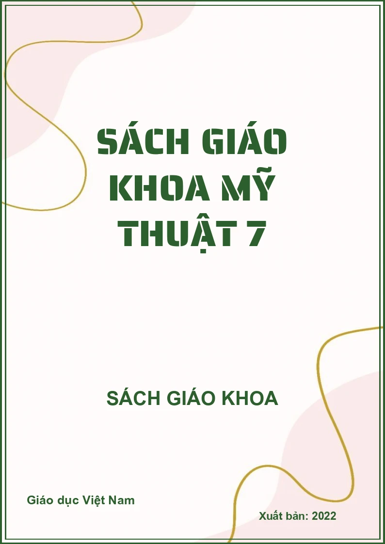 Sách Giáo Khoa Mỹ Thuật 7