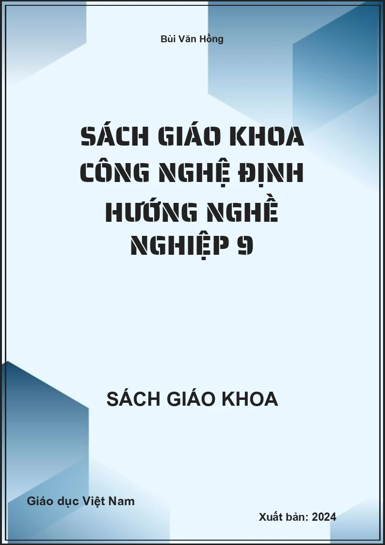 Sách Giáo Khoa Công Nghệ Định Hướng Nghề Nghiệp 9