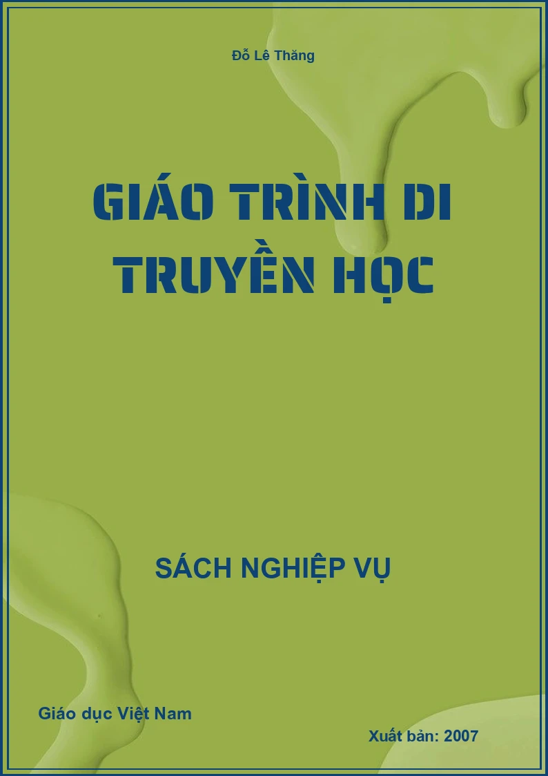 Giáo Trình Di Truyền Học