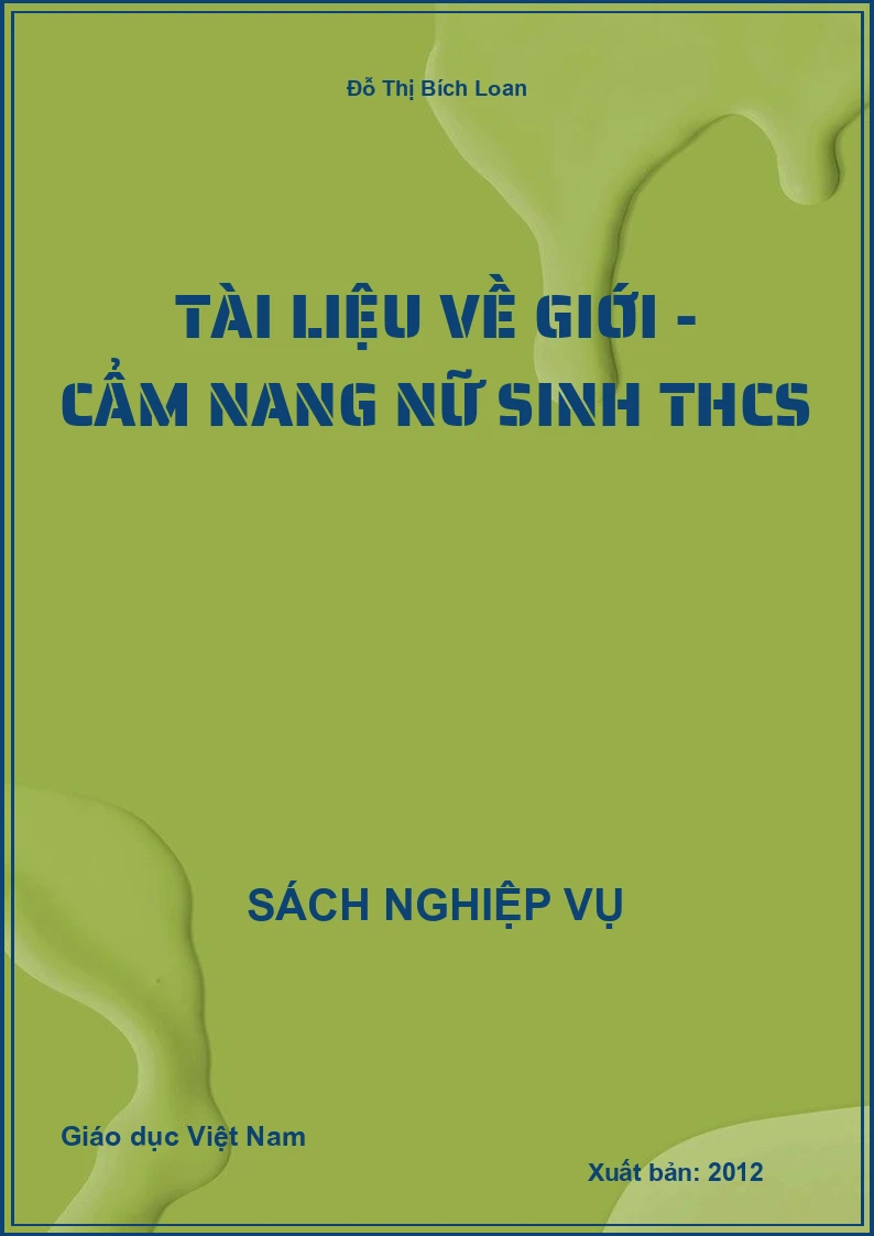 Tài Liệu Về Giới - Cẩm Nang Nữ Sinh THCS