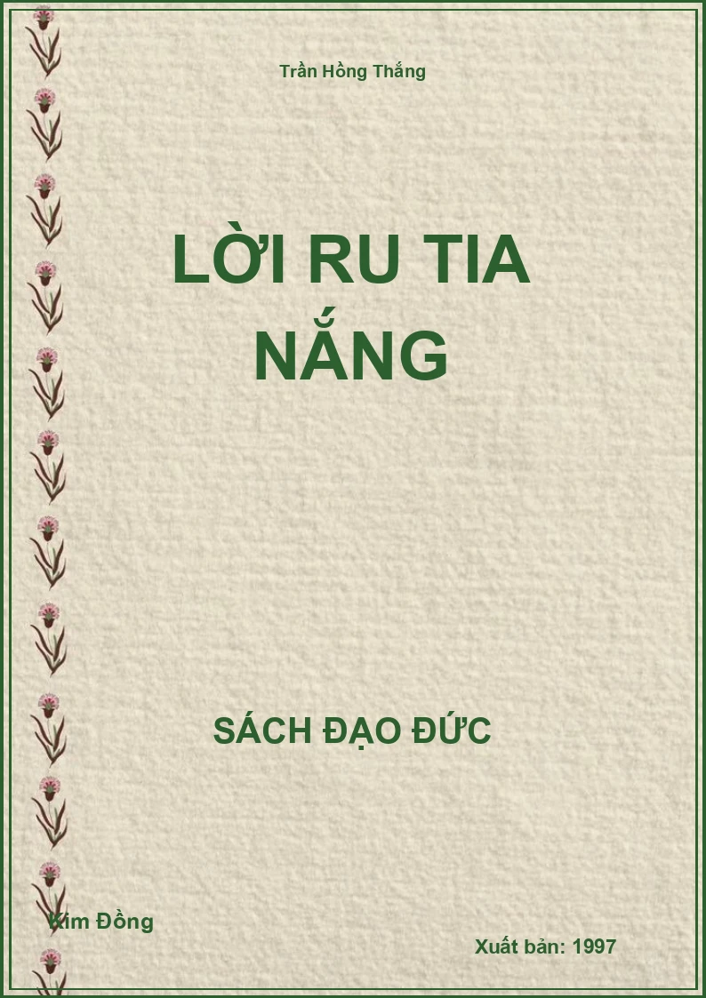 Lời Ru Tia Nắng