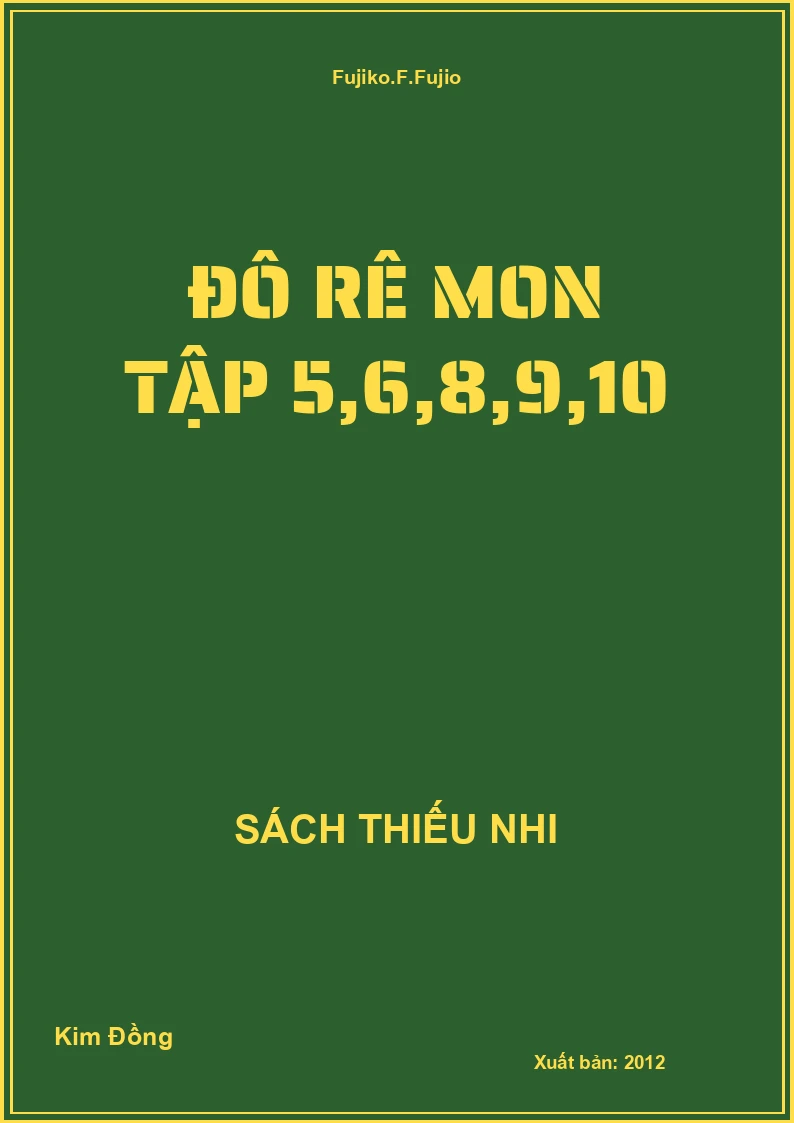 Đô Rê Mon Tập 5,6,8,9,10
