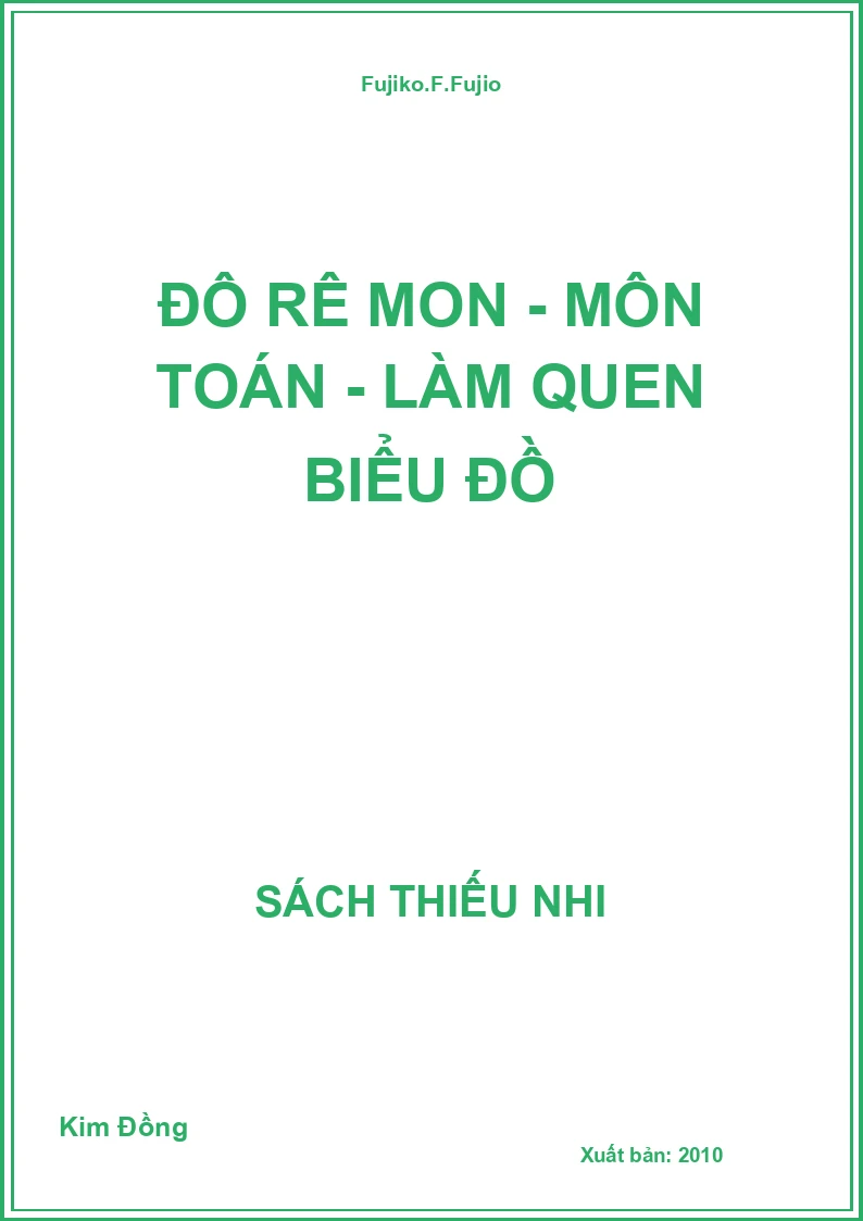 Đô Rê Mon - Môn Toán - Làm Quen Biểu Đồ