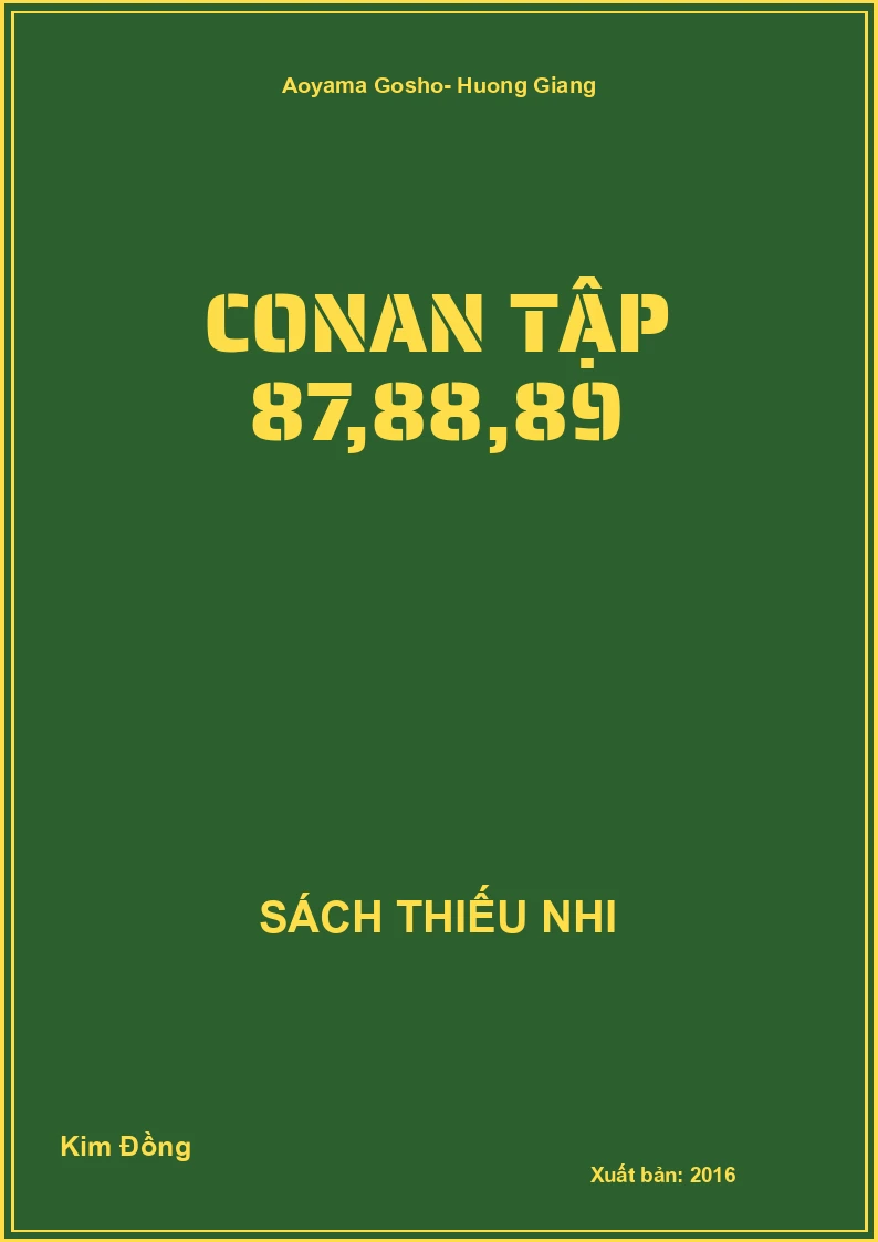 Conan Tập 87,88,89