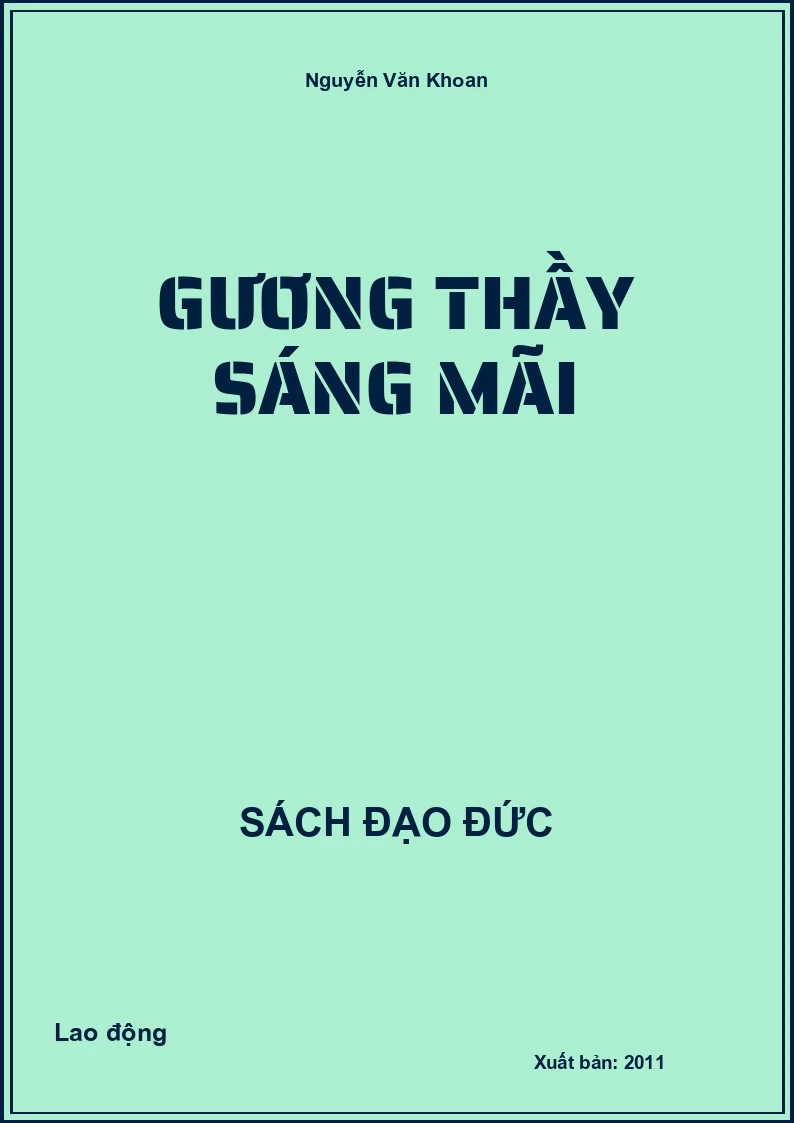 Gương Thầy Sáng Mãi