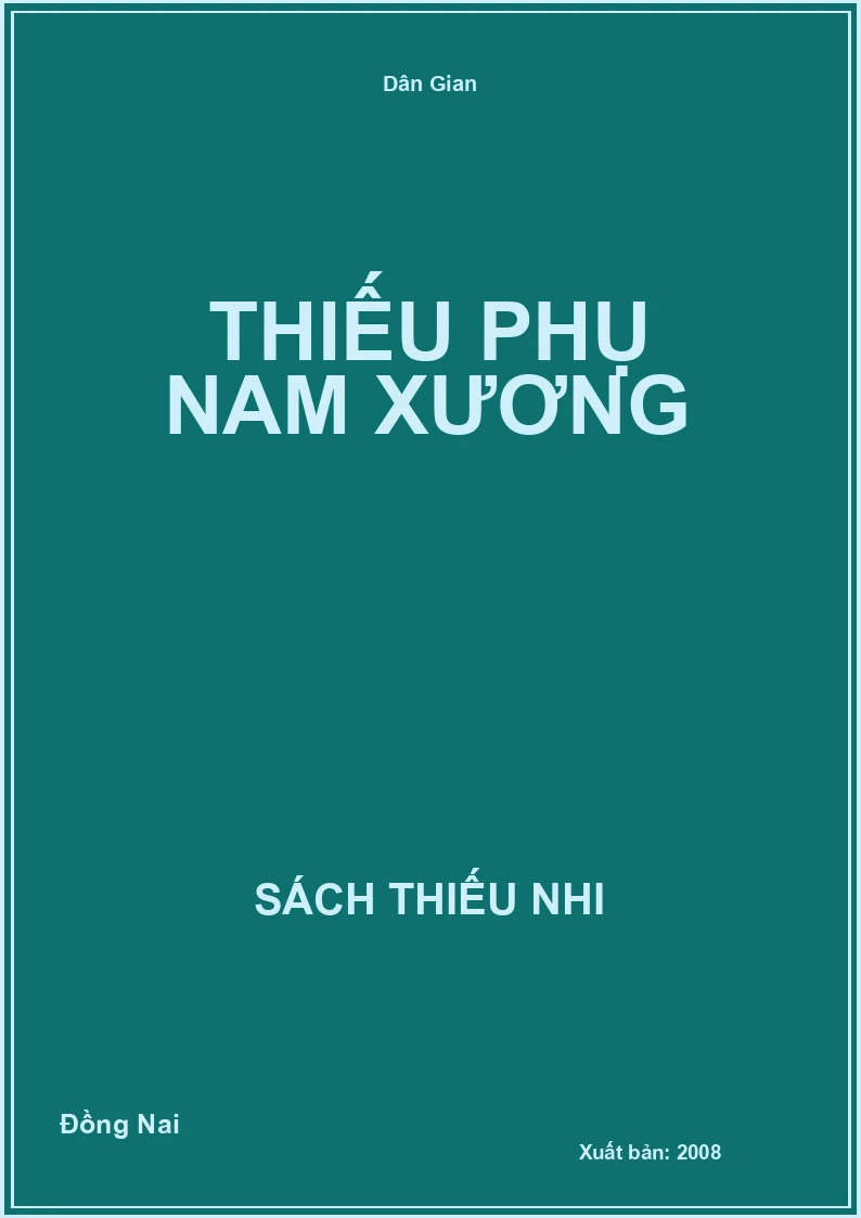 Thiếu Phụ Nam Xương