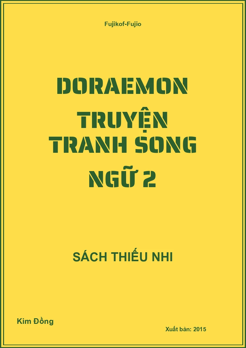 Doraemon Truyện Tranh Song Ngữ 2