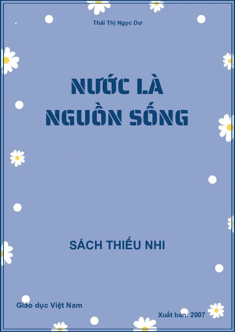 Nước Là Nguồn Sống