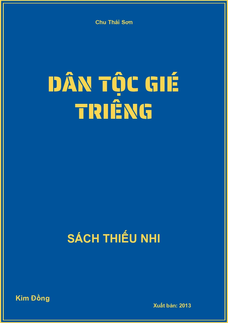 Dân Tộc Gié Triêng