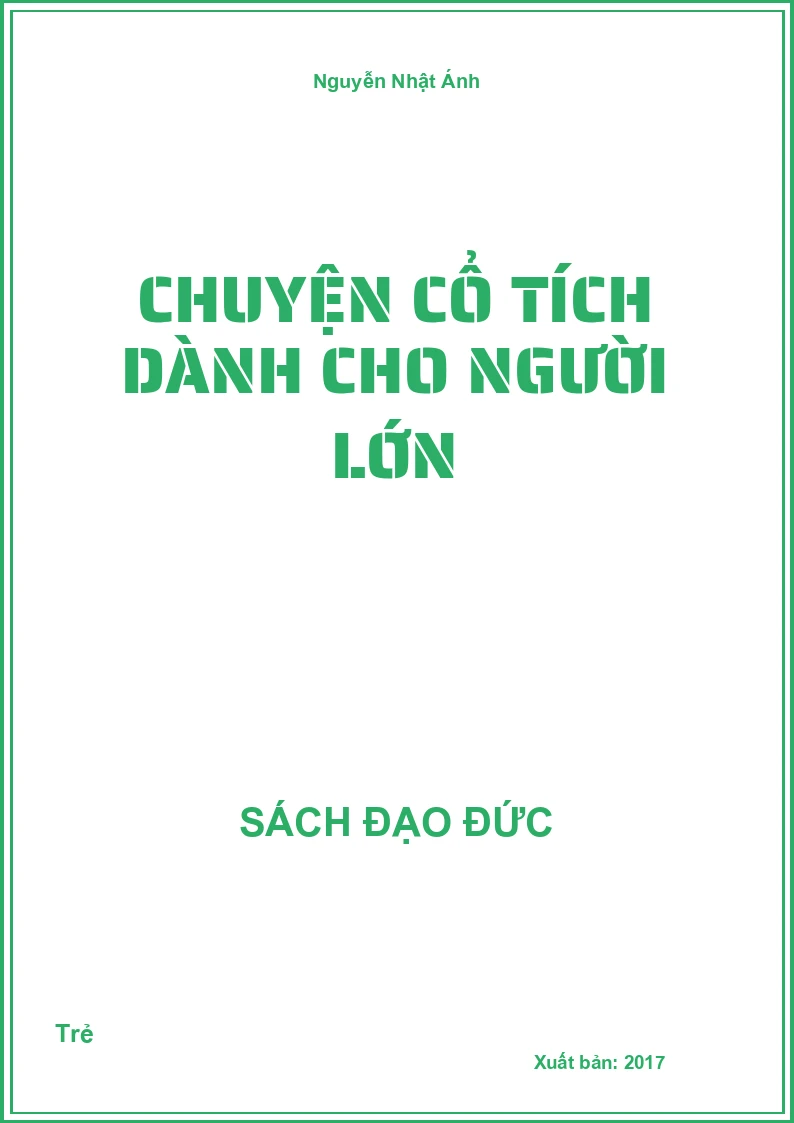 Chuyện Cổ Tích Dành Cho Người Lớn