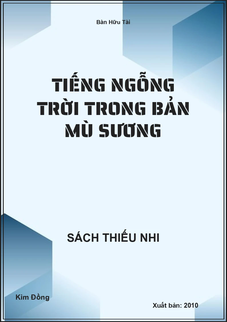 Tiếng Ngỗng Trời Trong Bản Mù Sương