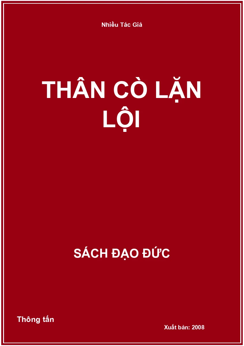 Thân Cò Lặn Lội