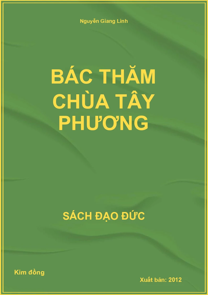 Bác Thăm Chùa Tây Phương