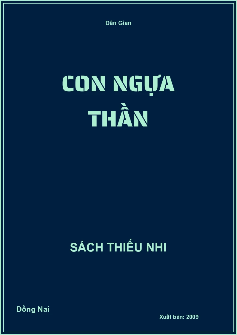 Con Ngựa Thần