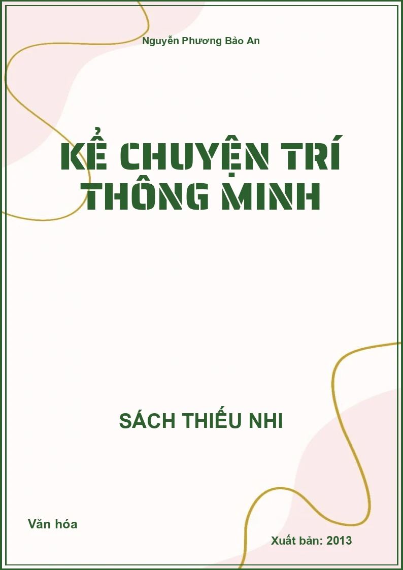 Kể Chuyện Trí Thông Minh