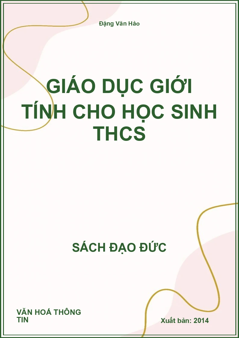 Giáo Dục Giới Tính Cho Học Sinh Thcs
