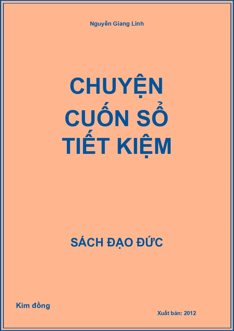Chuyện Cuốn Sổ Tiết Kiệm