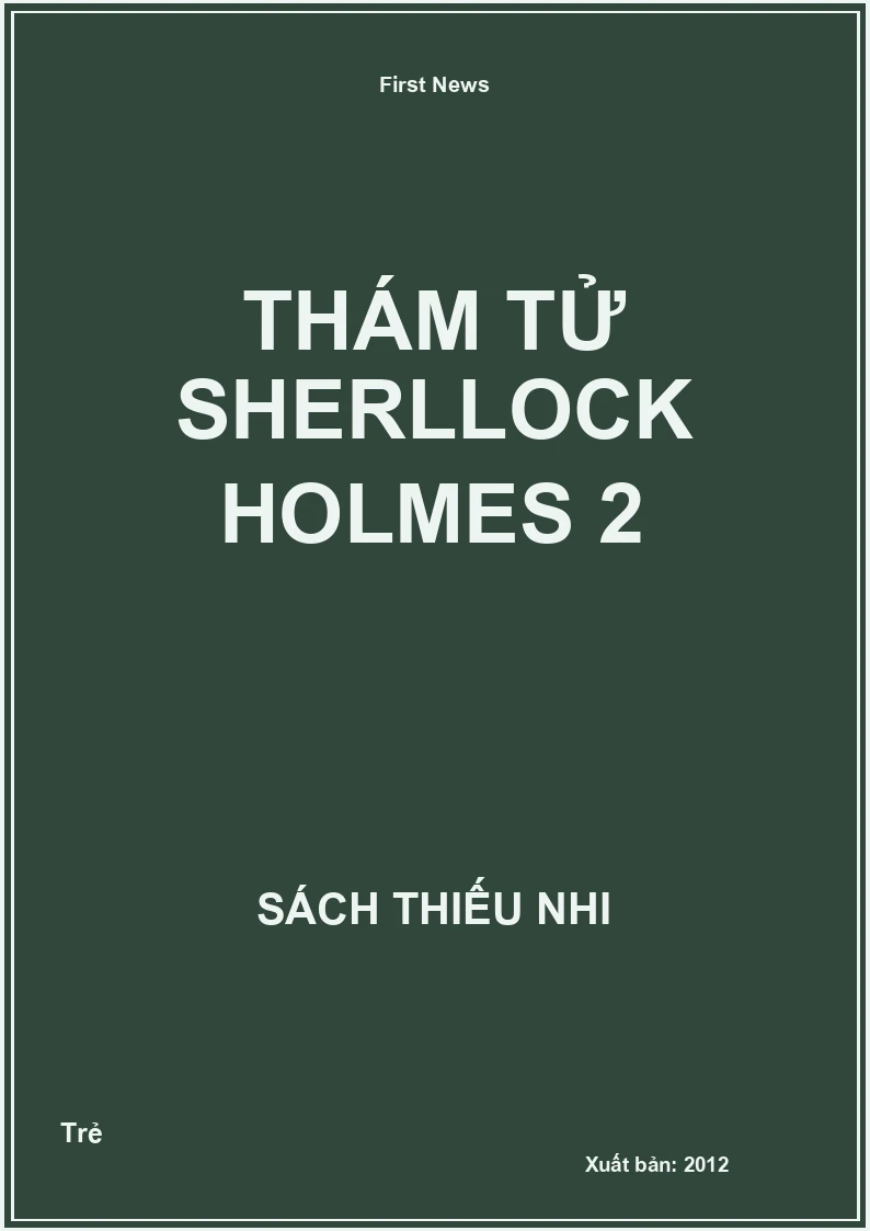Thám Tử Sherllock Holmes 2