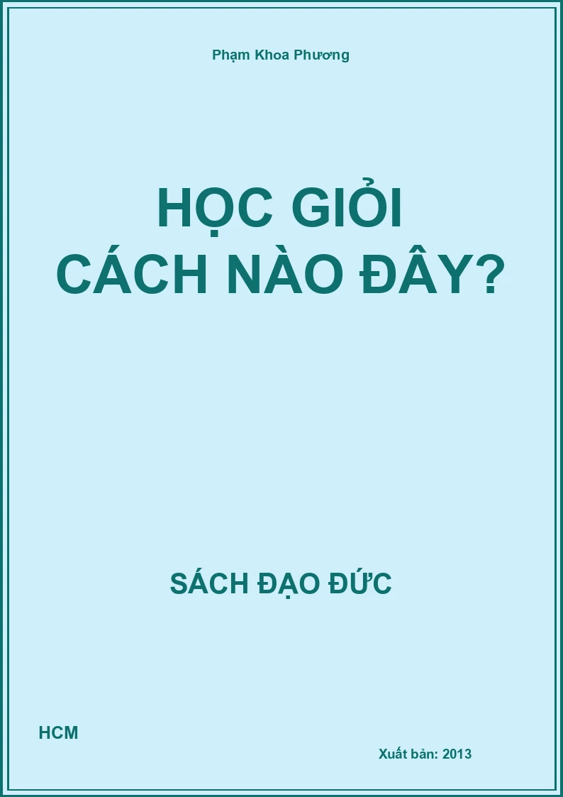 Học Giỏi Cách Nào Đây?