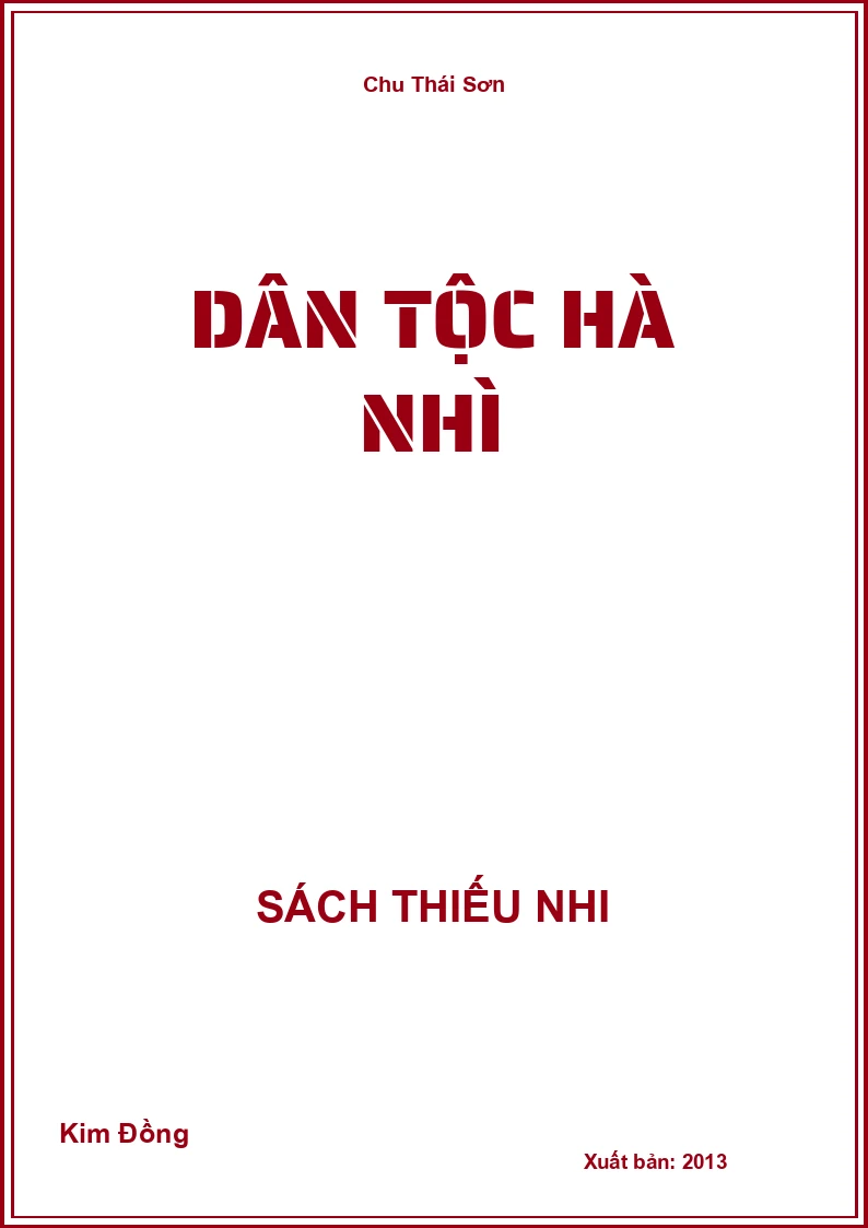 Dân Tộc Hà Nhì
