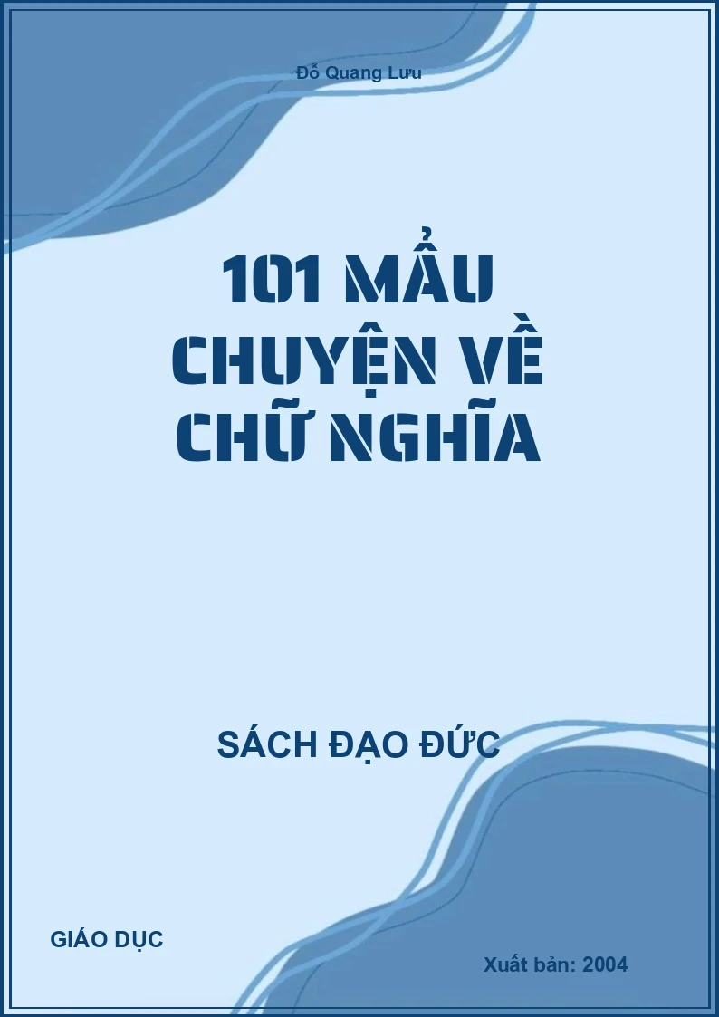 101 Mẩu Chuyện Về Chữ Nghĩa