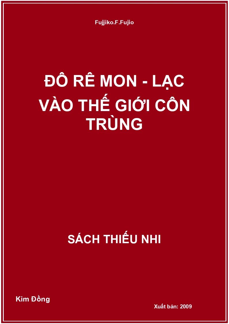 Đô Rê Mon - Lạc Vào Thế Giới Côn Trùng