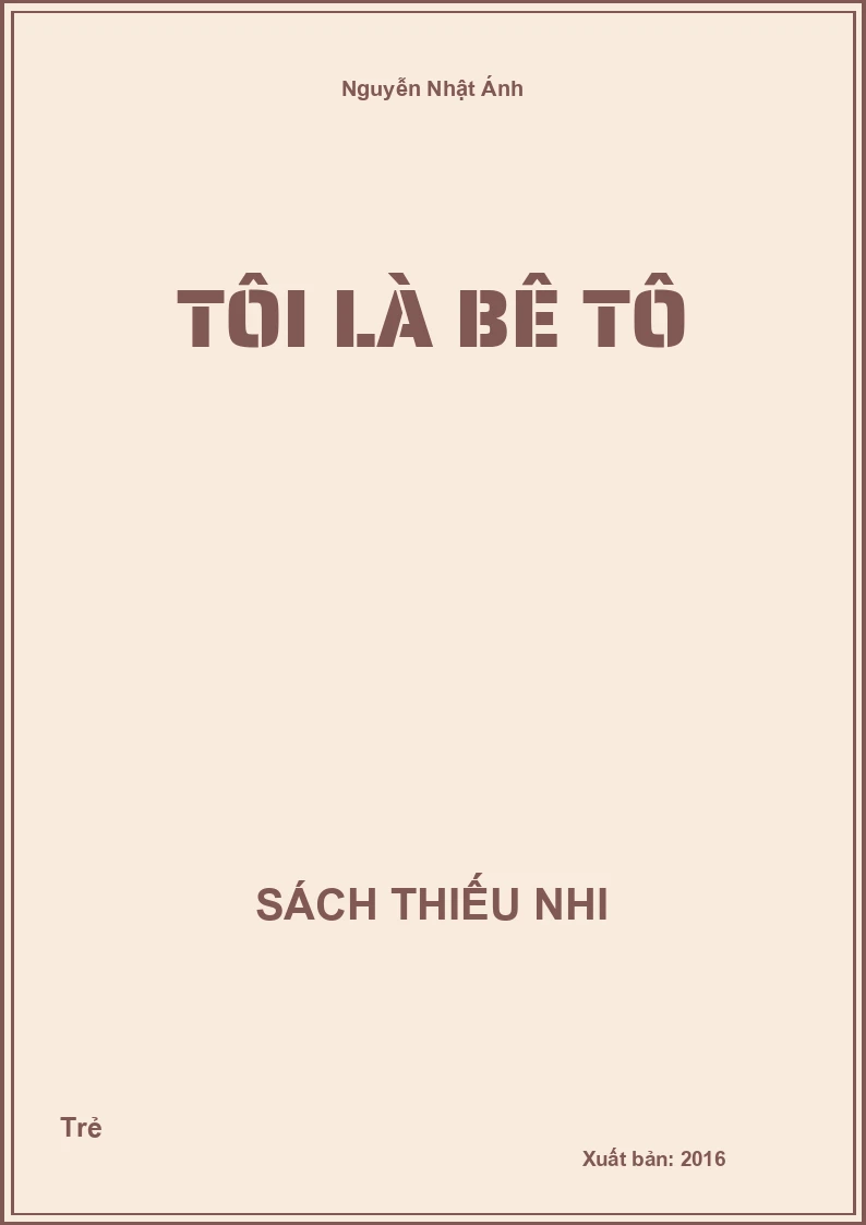 Tôi Là Bê Tô