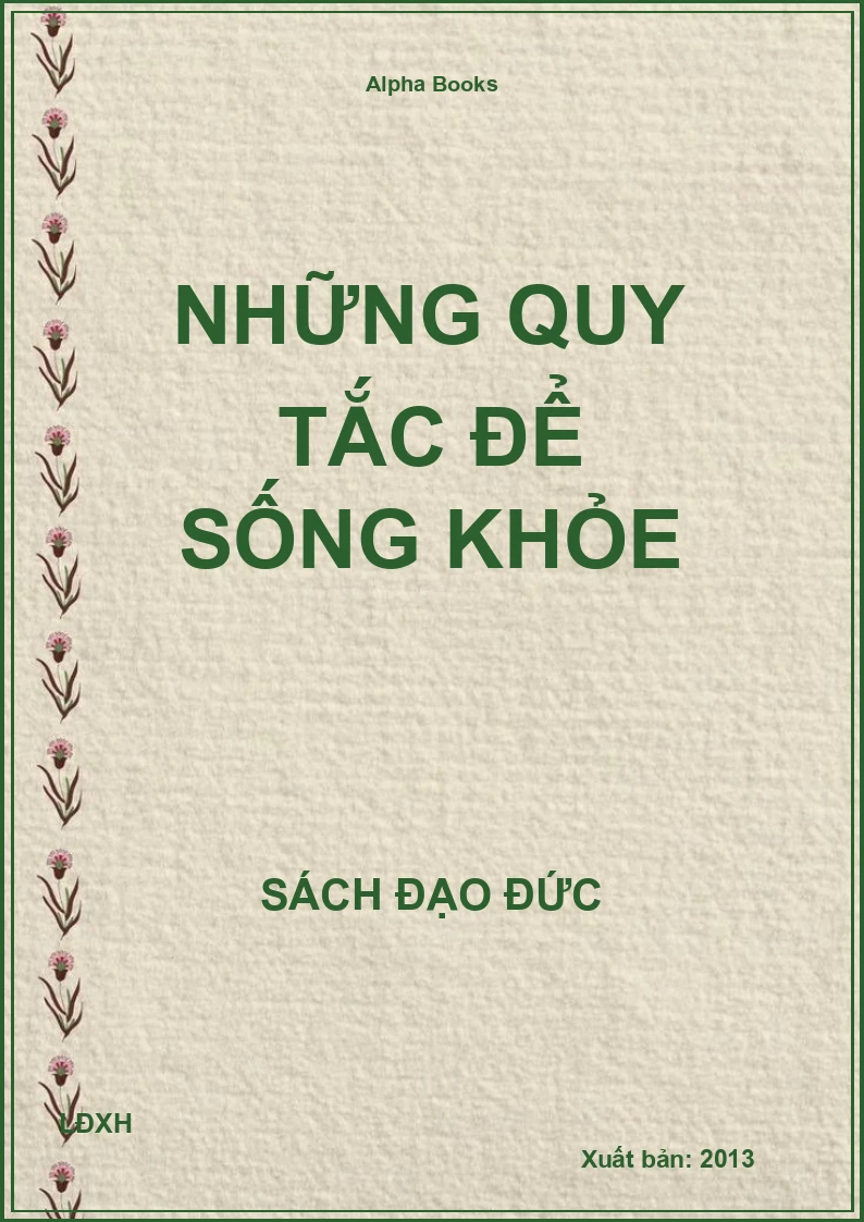 Những Quy Tắc Để Sống Khỏe
