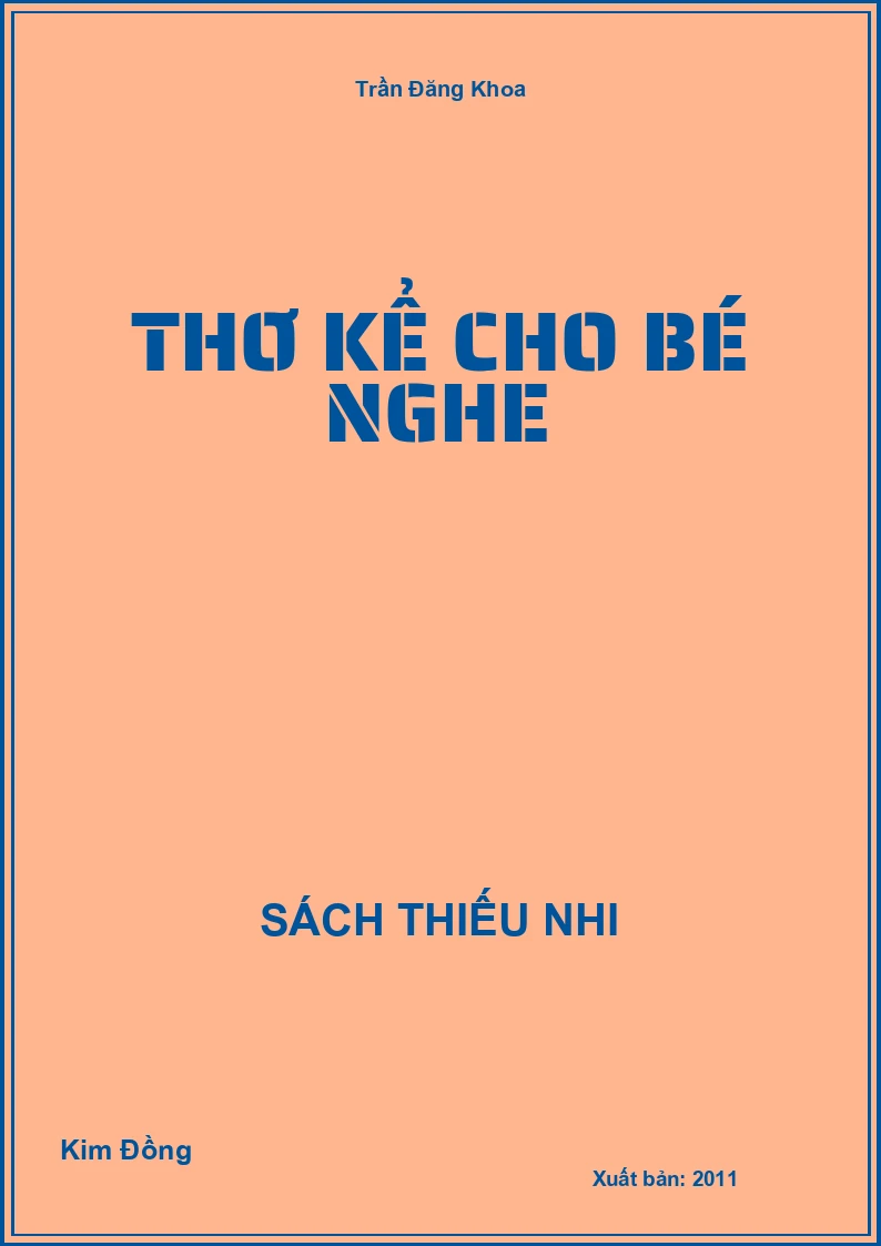 Thơ Kể Cho Bé Nghe
