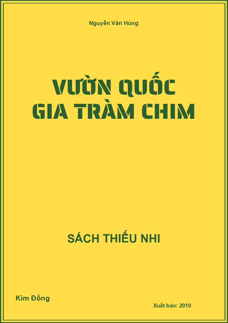 Vườn Quốc Gia Tràm Chim