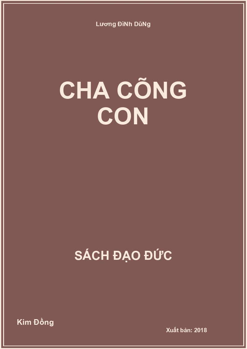 Cha CõNg Con