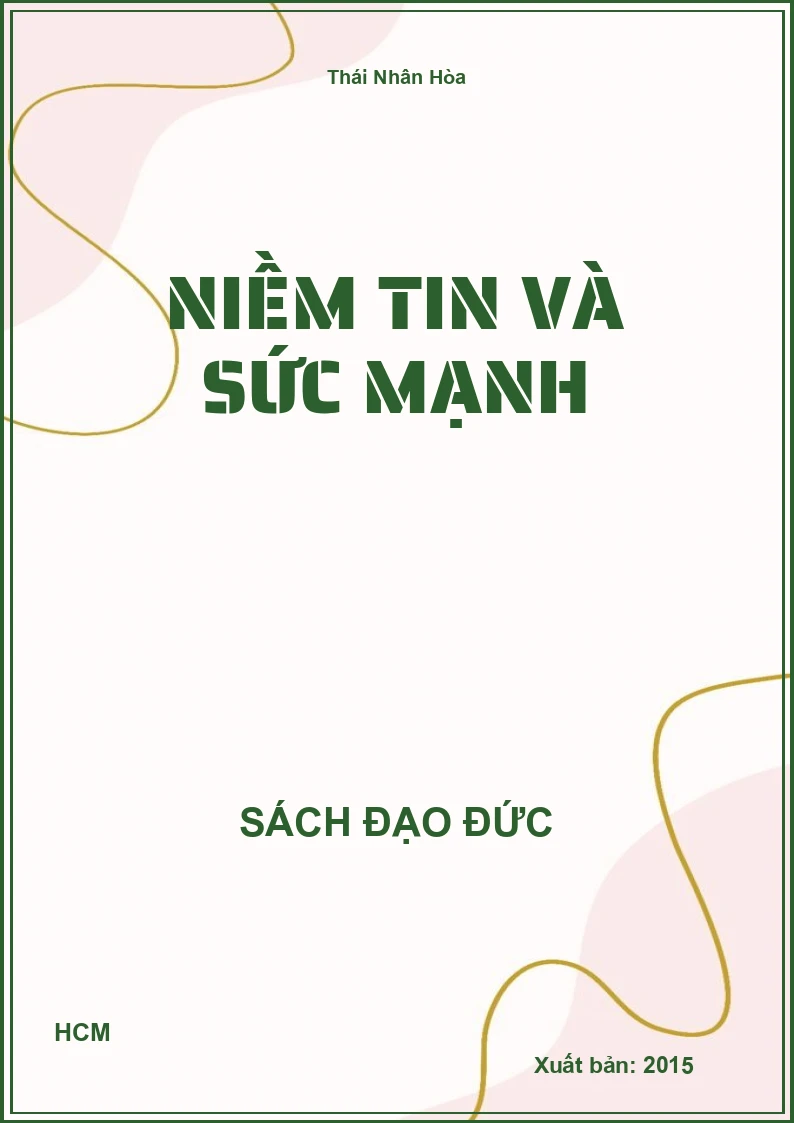 Niềm Tin Và Sức Mạnh