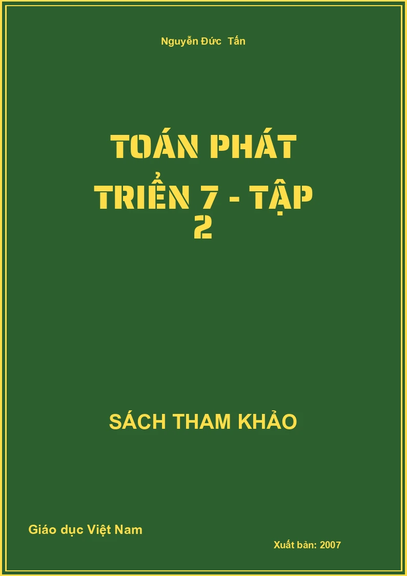 Toán Phát Triển 7 - Tập 2
