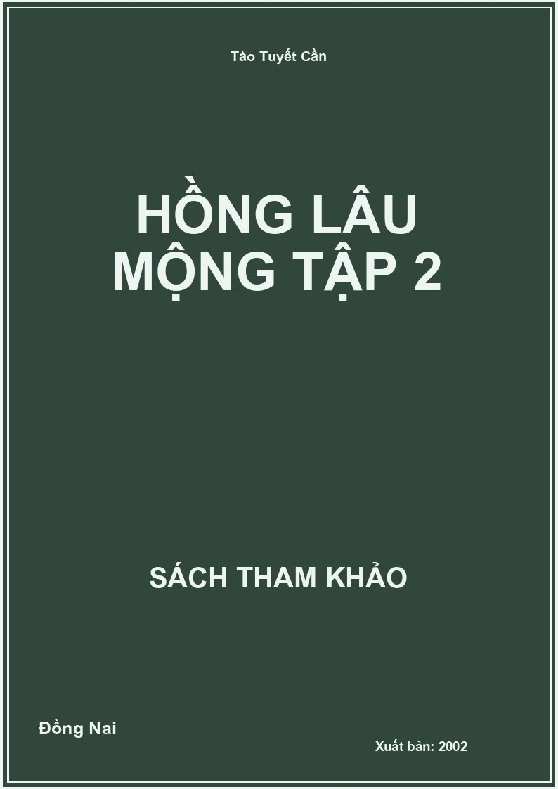 Hồng Lâu Mộng Tập 2