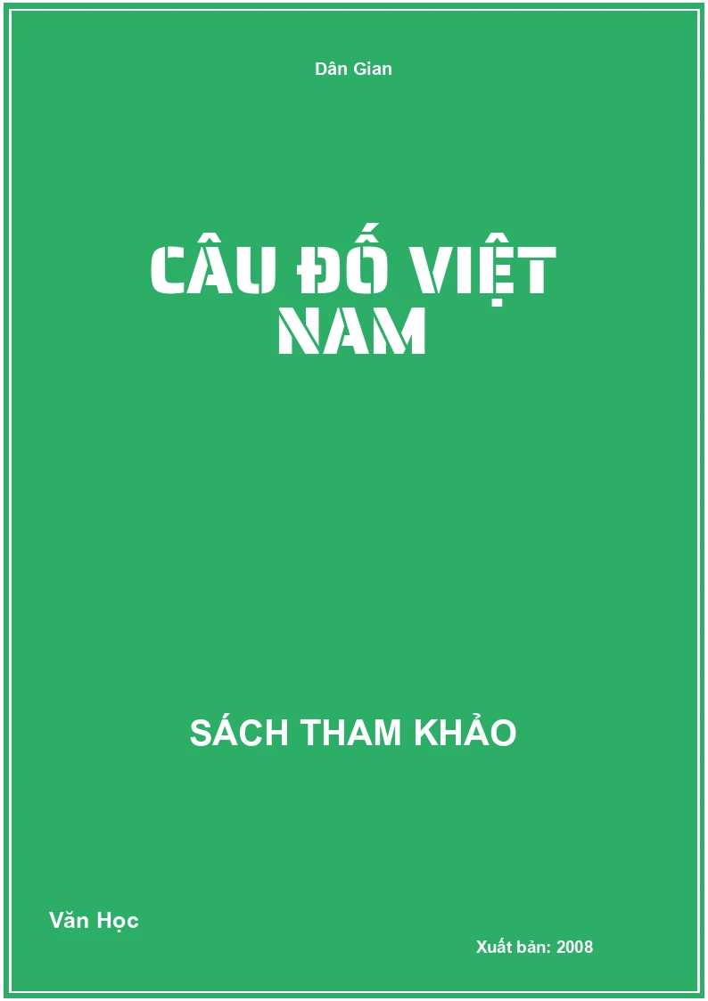 Câu Đố Việt Nam