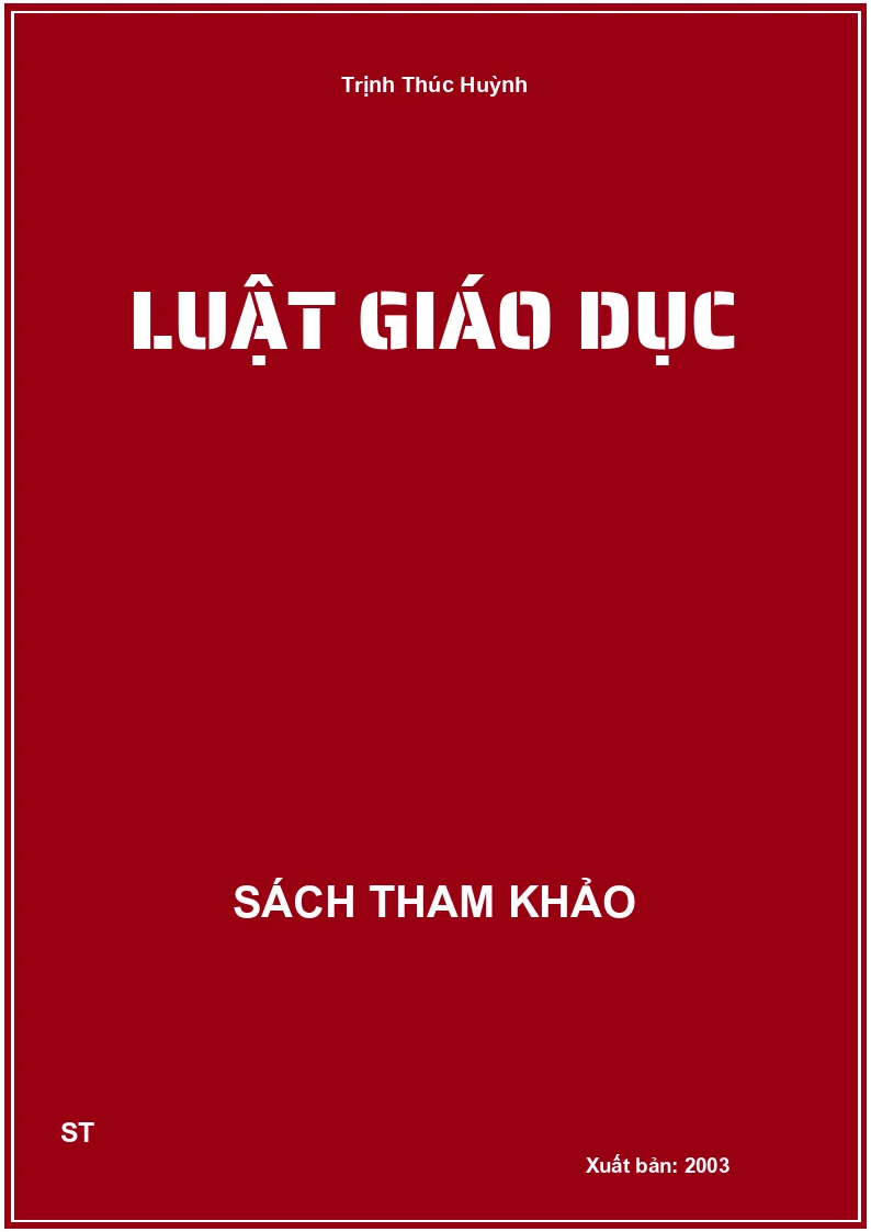 Luật Giáo Dục