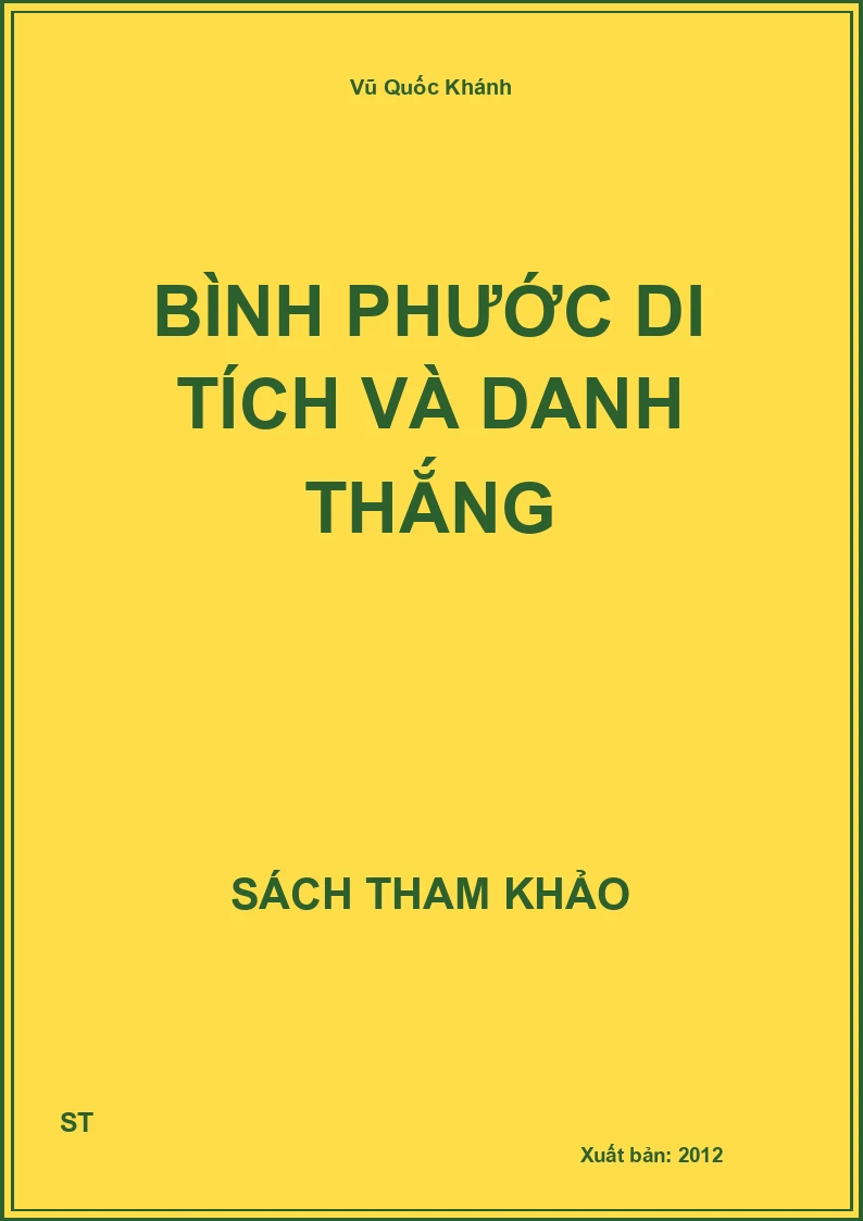 Bình Phước Di Tích Và Danh Thắng