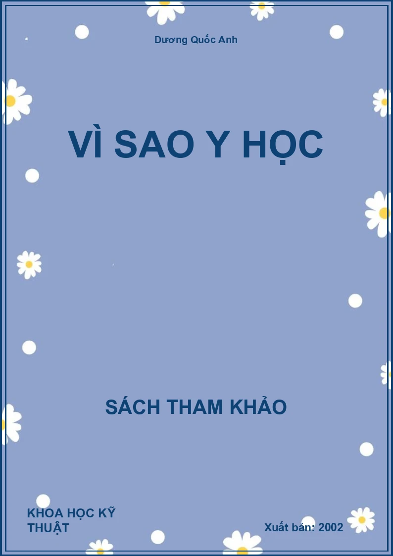 Vì Sao Y Học