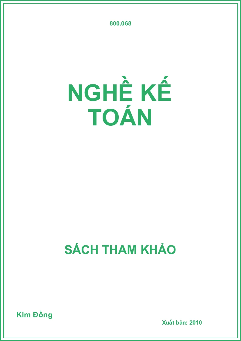 Nghề Kế Toán